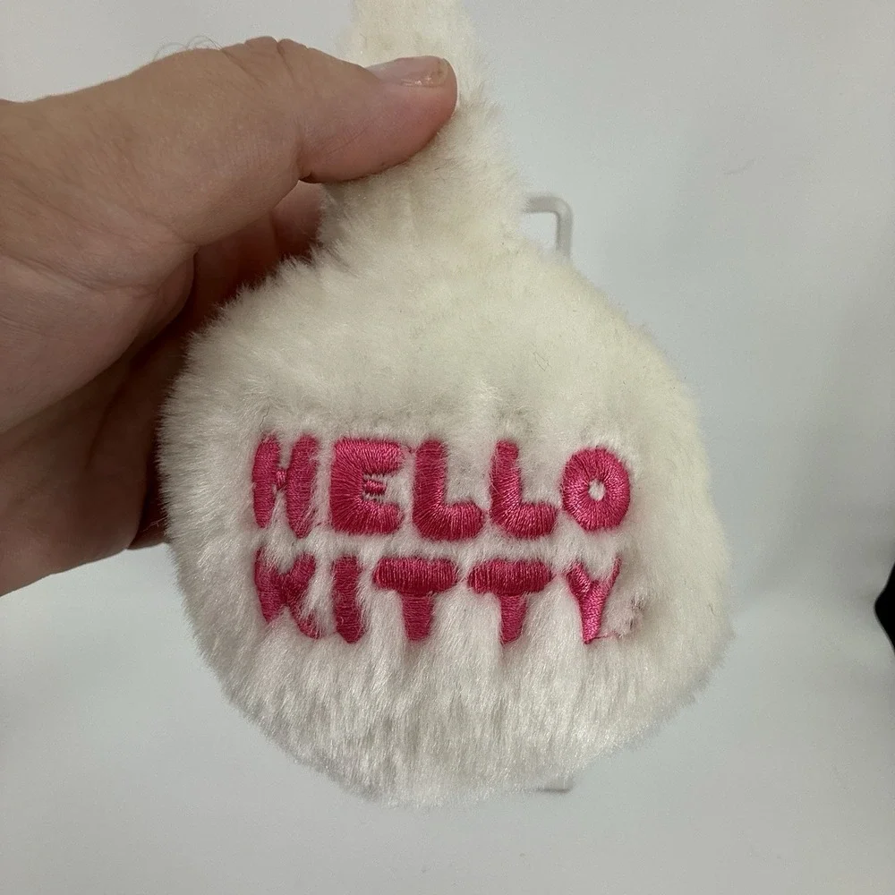 Hello‎ Kitty White Pink Fluffy Earmuffs Girls Warm Winter Outdoor Accessories